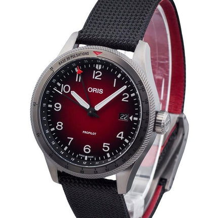 Oris Big Crown ProPilo GMT Fabric Strap Red Dial Automatic 01 798 7773 4268-07 3 20 14GLC 100M Men's Watch