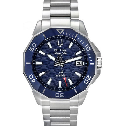 Bulova Marine Star Precisionist Stainless Steel Blue Dial Quartz Diver's 96B433 200M Men's Watch