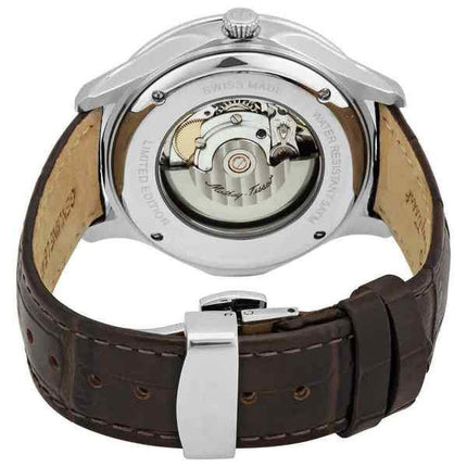 Mathey-Tissot Edmond Limited Edition Automatic 3D Leather Strap White Dial AC1886AI Men's Watch