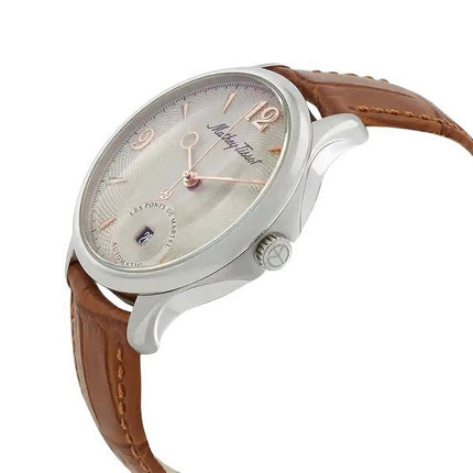 Mathey-Tissot Edmond Automatic Limited Edition Leather Strap Silver Dial AC1886CIA Men's Watch