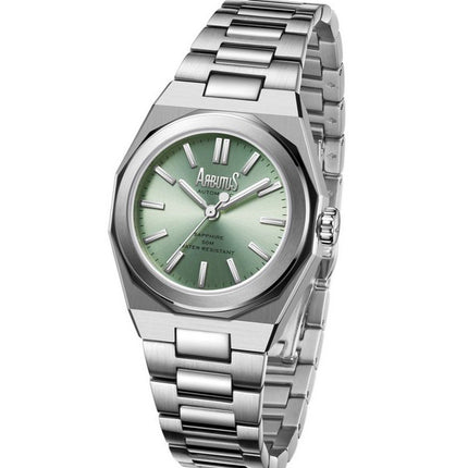 Arbutus SoHo Stainless Steel Green Dial Automatic AR2401SGS Women's Watch