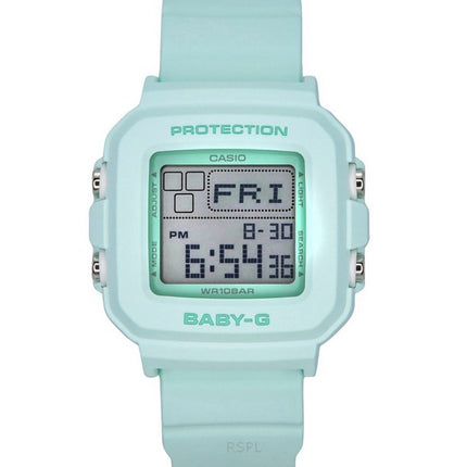 Casio Baby-G Digital Resin Strap Mint Green Dial Quartz BGD-10-3 100M Women's Watch