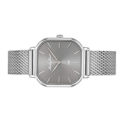 Mathey-Tissot Monsoon Square Stainless Steel Silver Dial Quartz D7917AS Women's Watch