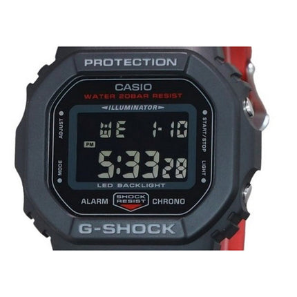 Casio G-Shock Digital Resin Strap Quartz DW-5600UHR-1 200M Men's Watch
