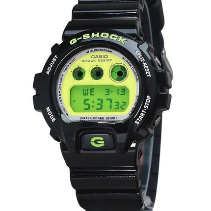 Casio G-Shock Digital Black Bio Based Resin Strap Quartz DW-6900RCS-1 200M Men's Watch