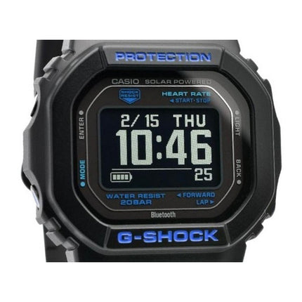 Casio G-Shock G-Squad Digital Smartphone Link Bluetooth Bio Based Resin Solar DW-H5600-1A2 200M Men's Watch