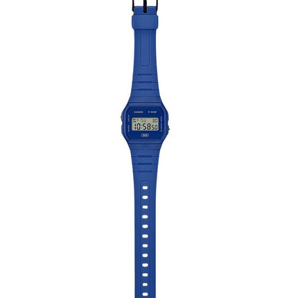 Casio POP Digital Blue Bio Based Resin Strap Quartz F-91WB-2A1 Unisex Watch