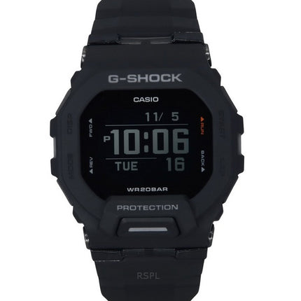 Casio G-Shock G-Squad Digital Smartphone Link Black Resin Strap Quartz GBD-200-1 200M Men's Watch