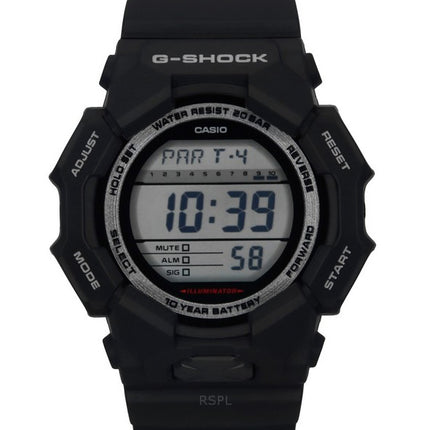 Casio G-Shock Digital Bio-Based Black Resin Strap Black Dial Quartz GD-010-1 200M Men's Watch