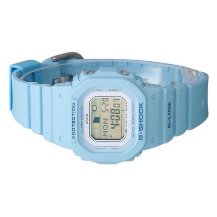 Casio G-Shock G-Lide Digital Light Blue Bio Based Resin Strap Quartz GLX-S5600-2 200M Women's Watch