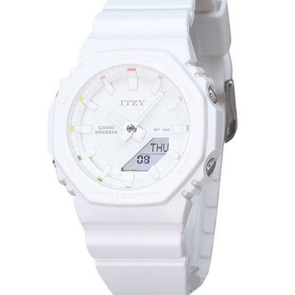 Casio G-Shock Analog Digital ITZY Collaboration White Dial Quartz GMA-P2100IT-7A 200M Women's Watch