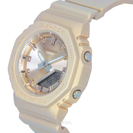 Casio G-Shock Analog Digital Bio-Based Resin Strap Rose Gold Dial Quartz GMA-P2100ST-9A 200M Women's Watch