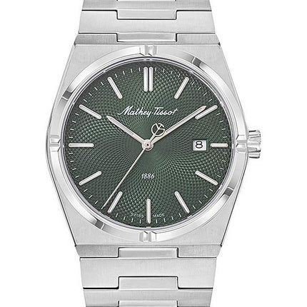 Mathey-Tissot Zeus Stainless Steel Green Dial Quartz H118AV Men's Watch