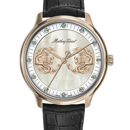 Mathey-Tissot Edmond Limited Edition Diamond Accents Mother Of Pearl Dial Automatic H1886P1 Men's Watch