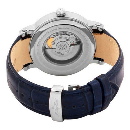 Mathey-Tissot Renaissance Genuine Leather Strap Blue Dial Automatic H9030ABU Men's Watch