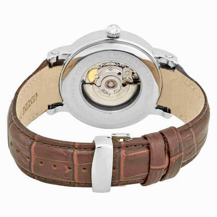 Mathey-Tissot Renaissance Genuine Leather Strap White Dial Automatic H9030AI Men's Watch