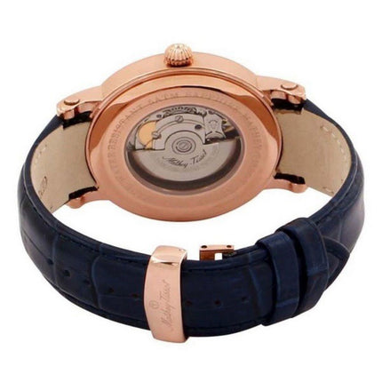 Mathey-Tissot Renaissance Genuine Leather Strap Blue Dial Automatic H9030PBU Men's Watch