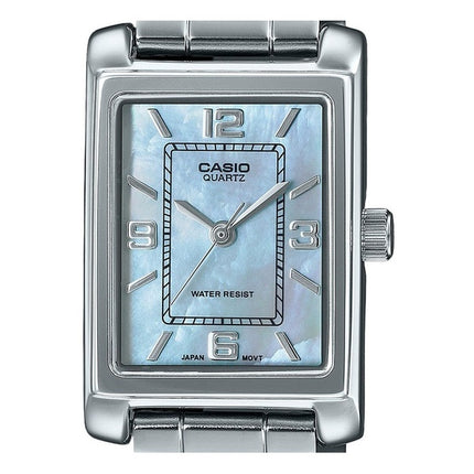 Casio Standard Analog Stainless Steel Mother Of Pearl Dial Quartz LTP-1234DS-2A Women's Watch