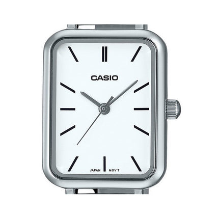 Casio Standard Analog Stainless Steel White Dial Quartz LTP-V009D-7E Women's Watch