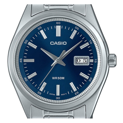 Casio Standard Analog Stainless Steel Blue Dial Quartz MTP-B180D-2AV Men's Watch