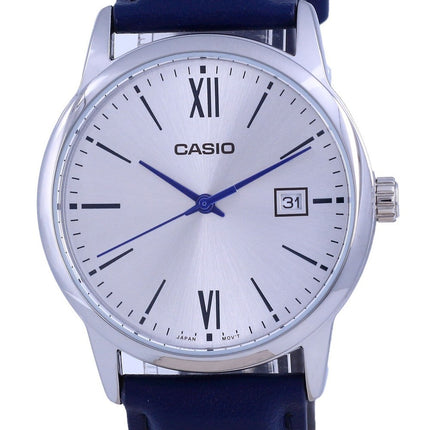 Casio Silver Dial Stainless Steel Analog Quartz MTP-V002L-2B3 MTPV002L-2 Men's Watch