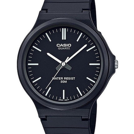 Casio Youth Analog Resin Strap Black Dial Quartz MW-240-1EV Men's Watch