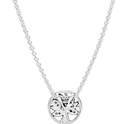 Pandora Sparkling Family Tree Necklace 397780CZ-45 For Women