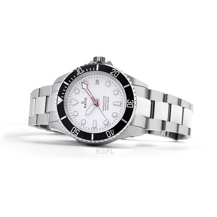 Ratio FreeDiver Sapphire Stainless Steel White Dial Automatic RTF047 200M Men's Watch