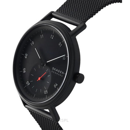 Skagen Kuppel Stainless Steel Black Dial Quartz SKW6892 Men's Watch