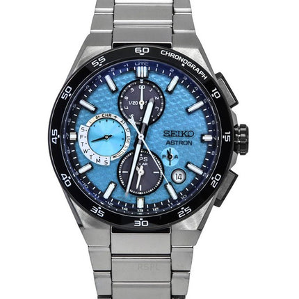 Seiko Astron Starfull Sky GPS Chronograph Limited Edition Blue Dial Solar SSH157J1 100M Men's Watch