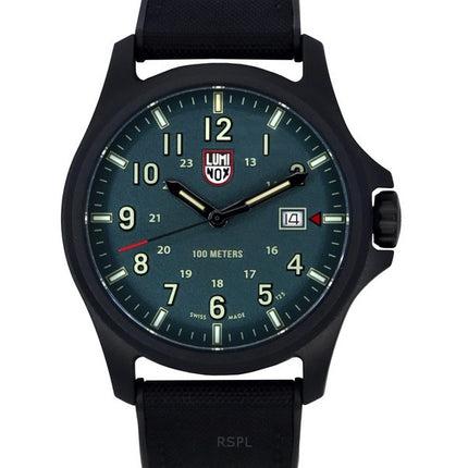 Luminox Atacama Field Rubber Strap Green Dial Quartz XL.1977 100M Men's Watch