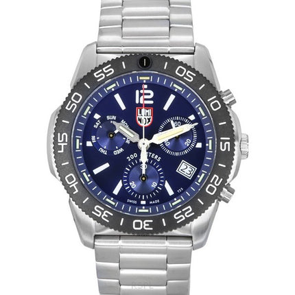 Luminox Pacific Diver Chronograph Stainless Steel Blue Dial Quartz XS.3144 200M Men's Watch