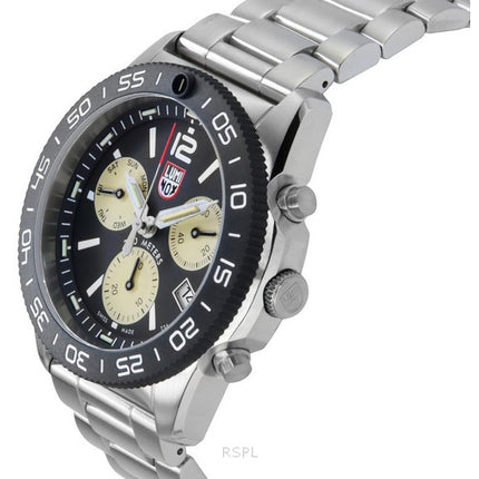 Luminox Pacific Diver Chronograph Stainless Steel Black Dial Quartz XS.3150.M 200M Men's Watch