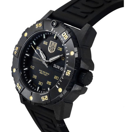 Luminox Master Carbon SEAL Limited Edition Rubber Strap Black Dial Automatic Diver's XS.3865.GOLD 200M Men's Watch